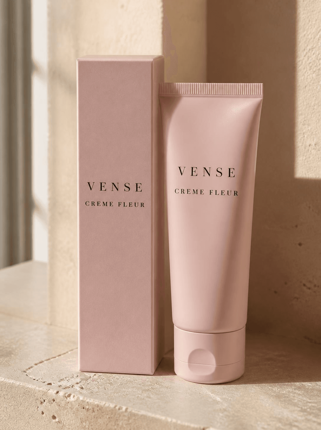 VENSE Creme Fleur, blush carton sleeve