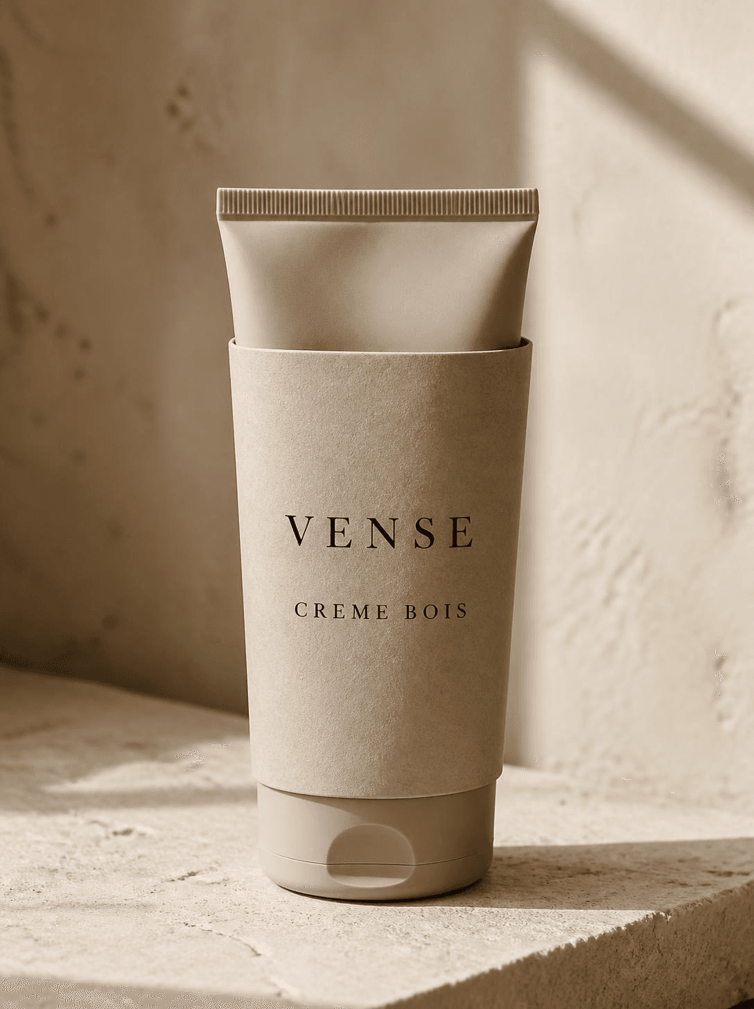 VENSE Creme Bois, taupe carton sleeve
